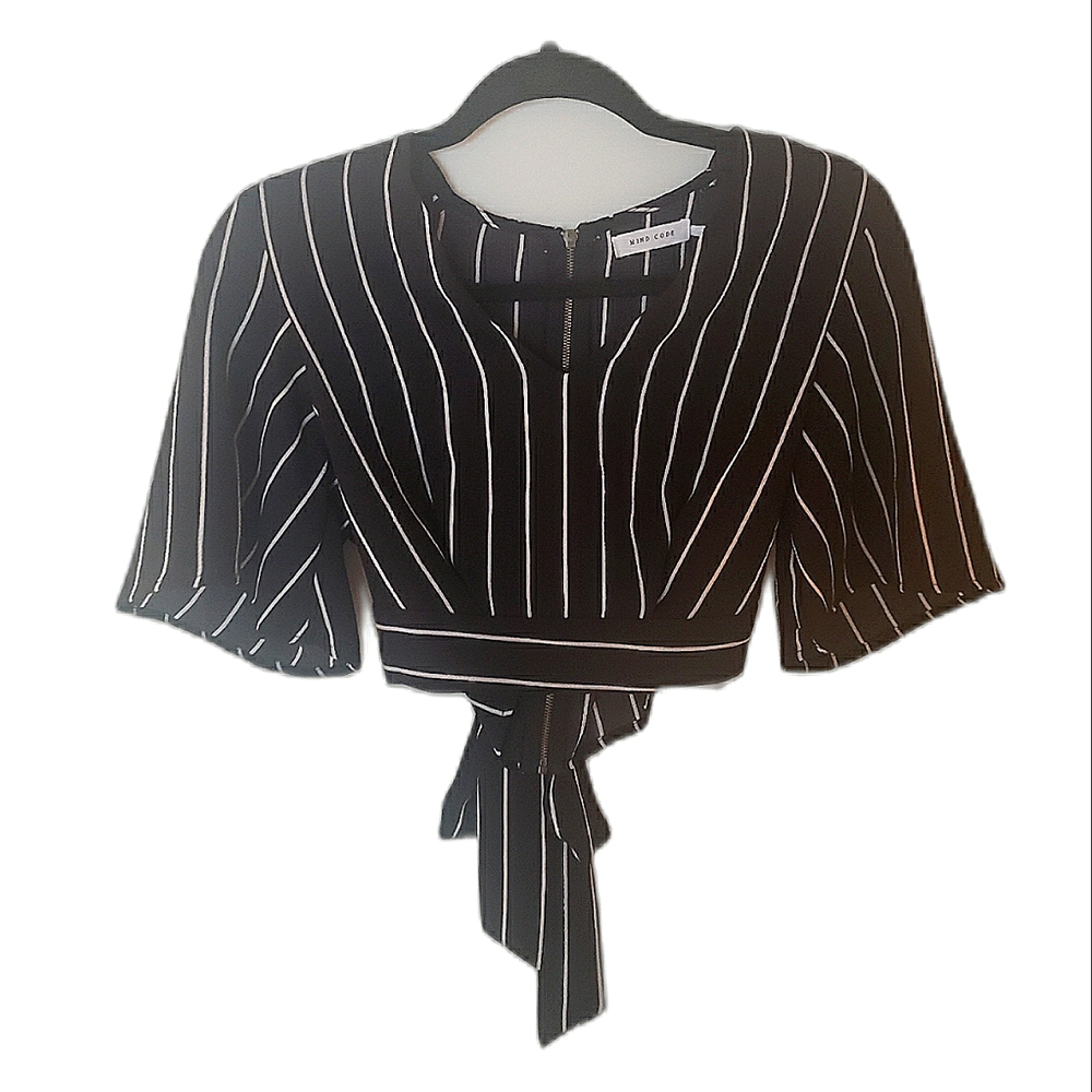 Striped crop top
